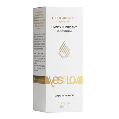 YESforLOV Moisturising Lubricant 50ml Verpackung Premium Gleitgel Intimate Wellness