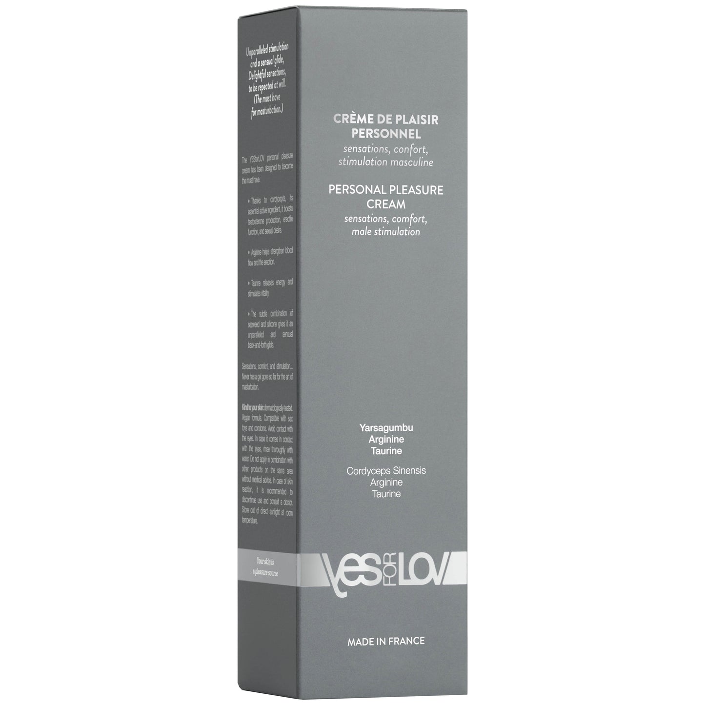 YESforLOV Personal Pleasure Cream 50 ml Verpackung Vorderansicht