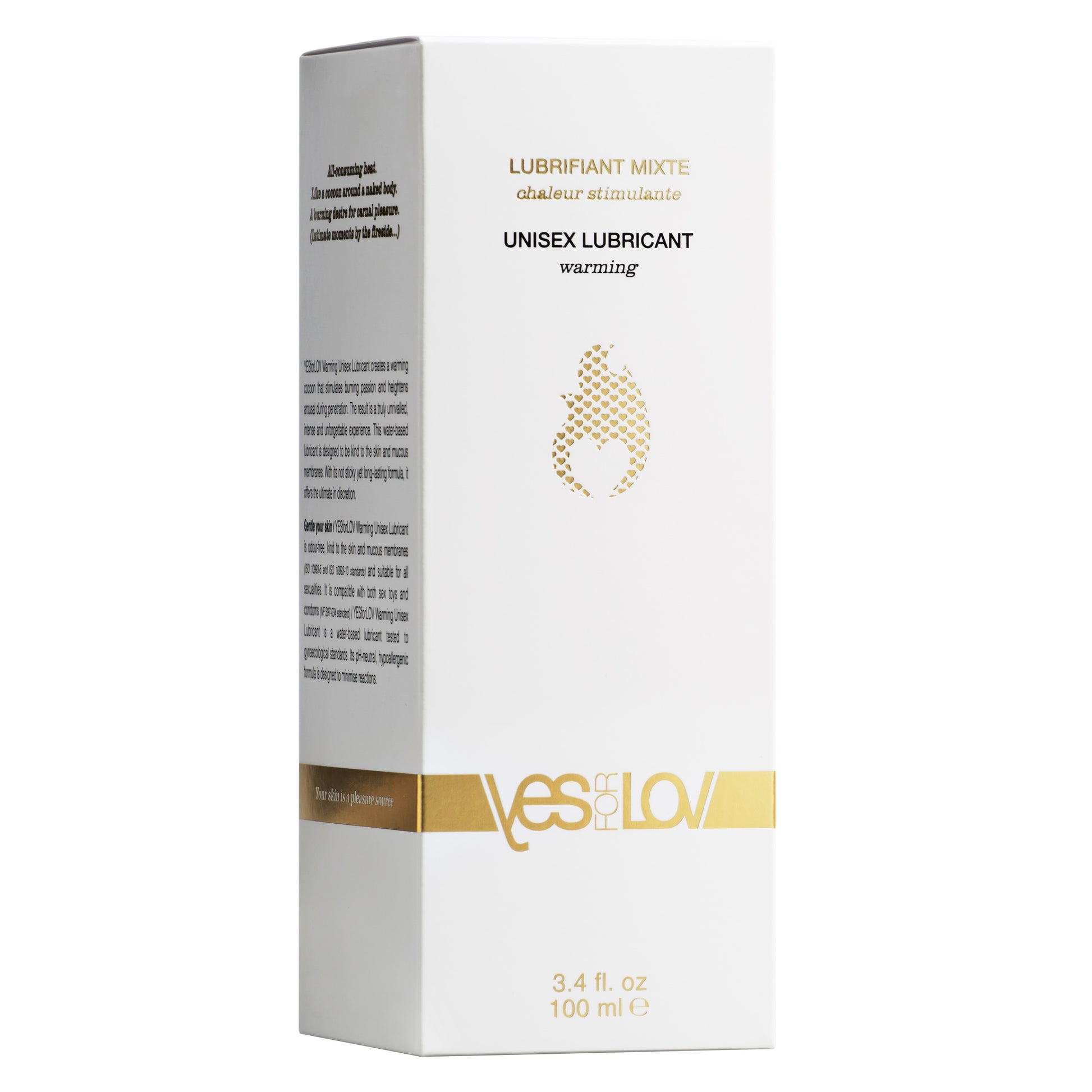 YESforLOV Unlimited Warming Lubricant 100ml Gleitgel Tube Produktansicht
