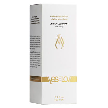 YESforLOV Unlimited Warming Lubricant 100ml Gleitgel Tube Produktansicht