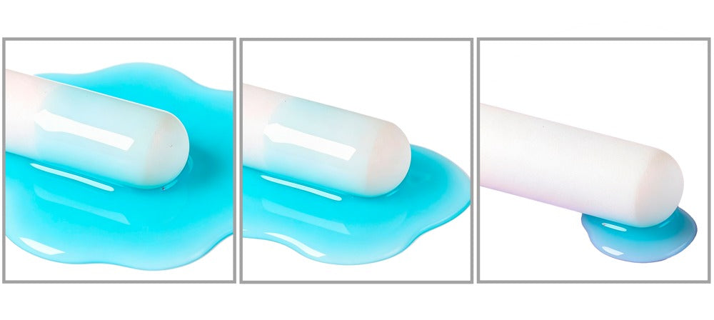 Grafische Darstellung der Trocknungsfunktion des You2Toys Absorption Sticks für Masturbatoren und Sleeves