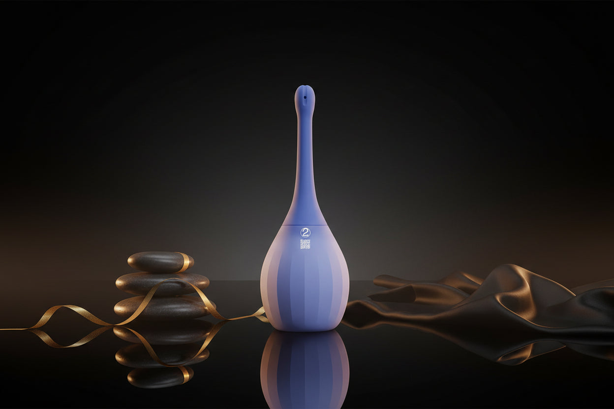 Anal Douche Bendable Silikon Analdusche Frontansicht