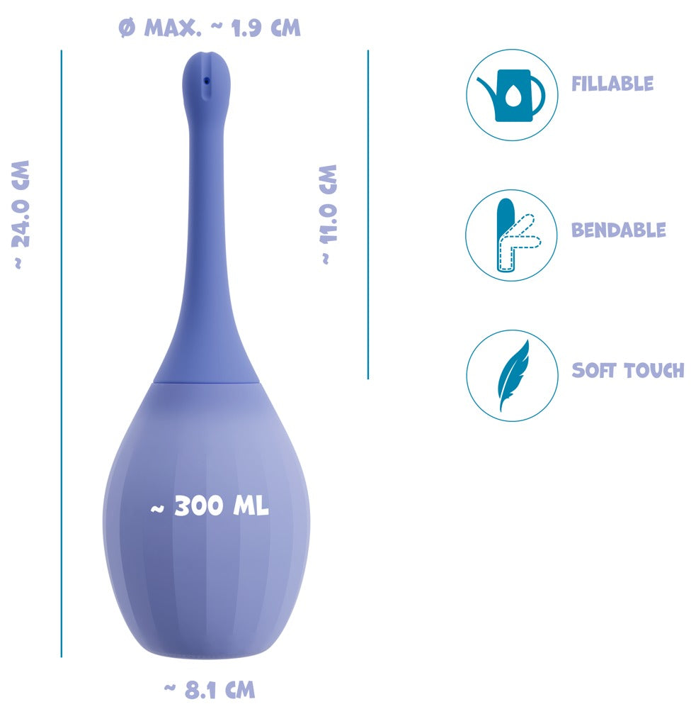 Anal Douche Bendable Größe und Form Silikon Analdusche