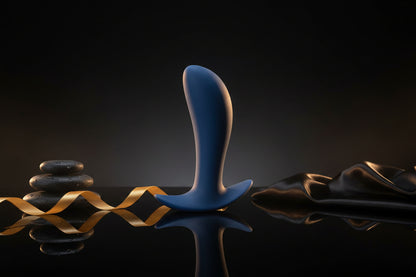 Silikon Analplug mit Soft Touch Oberfläche Seitenansicht