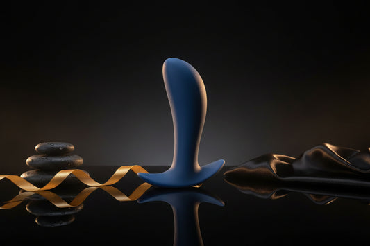Silikon Analplug mit Soft Touch Oberfläche Seitenansicht