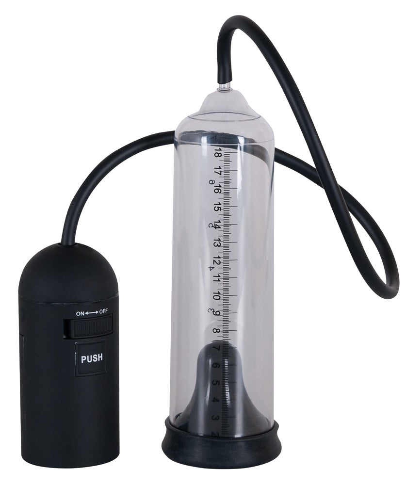 Detailansicht der You2Toys Automatic Power Penispumpe mit Manschette