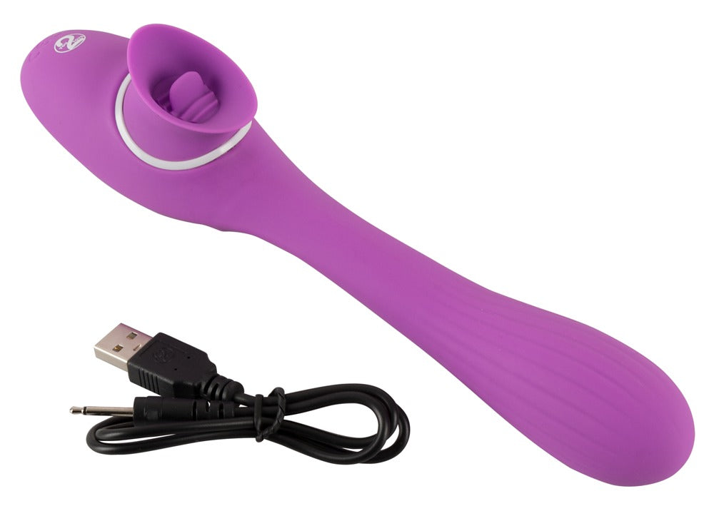 Wiederaufladbarer Vibrator mit USB-Ladekabel