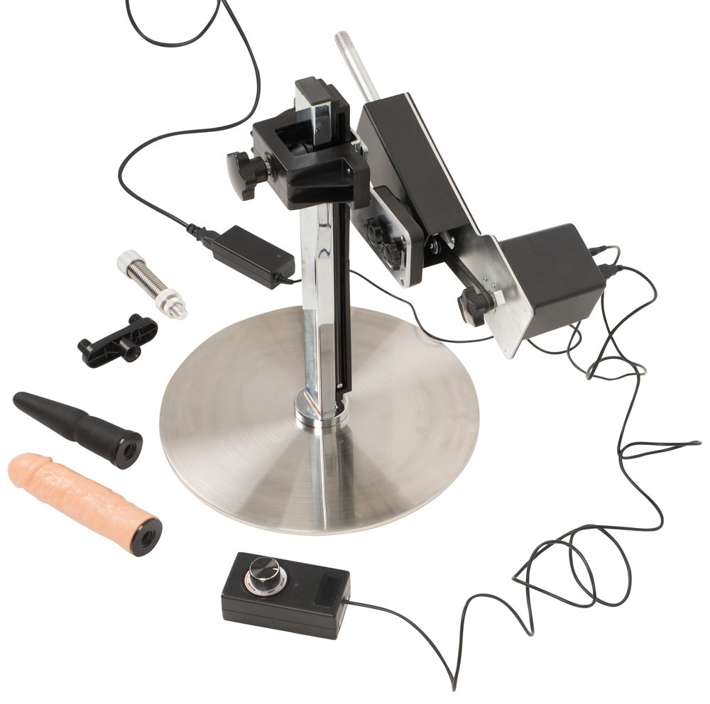Edelstahl-Standfuß des You2Toys Big Bang Penetrator mit verstellbarer Halterung