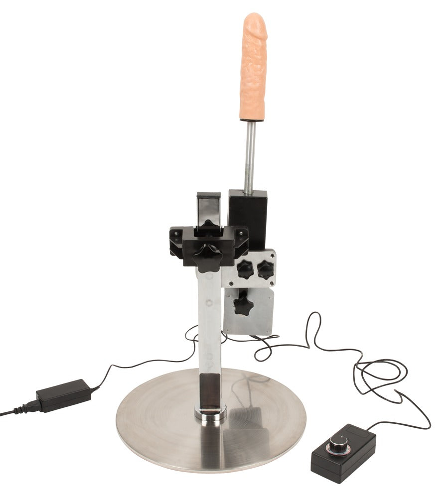 You2Toys Big Bang Penetrator mit montiertem Aufsatz und Standfuß