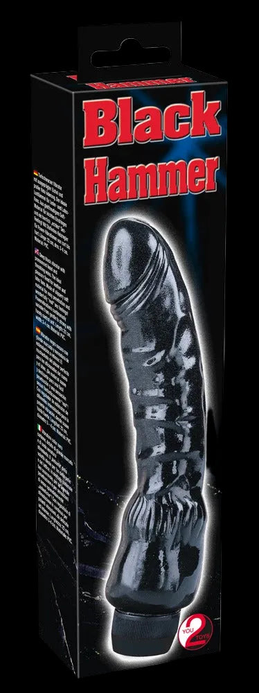 You2Toys Black Hammer – flexibler Silikon-Vibrator für G-Punkt-Stimulation