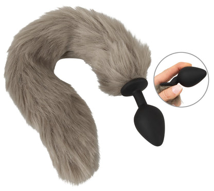 You2Toys Fluffy Tail Analplug mit langem Schweif aus weichem Kunstfell Detailansicht