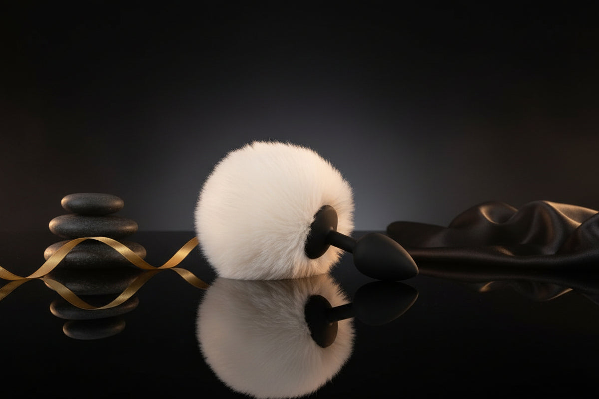 Fluffy Tail Analplug mit weichem Bunny-Puschel für sinnliche Erlebnisse