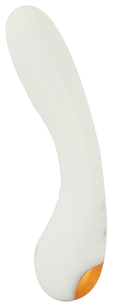 Seitenansicht des You2Toys Glow G-Spot Vibrators mit gebogener Form