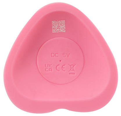 Detail des herzförmigen Saugfußes vom You2Toys Heart Guy Pink Vibrator