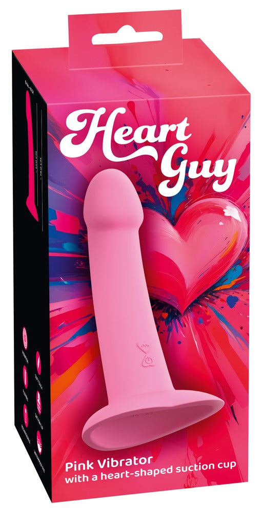 Verpackung des You2Toys Heart Guy Pink Vibrators in Pink