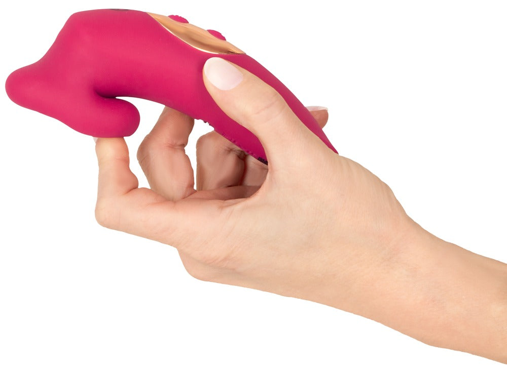 Seitenansicht des You2Toys Oral Fun Vibrators in der Anwendung