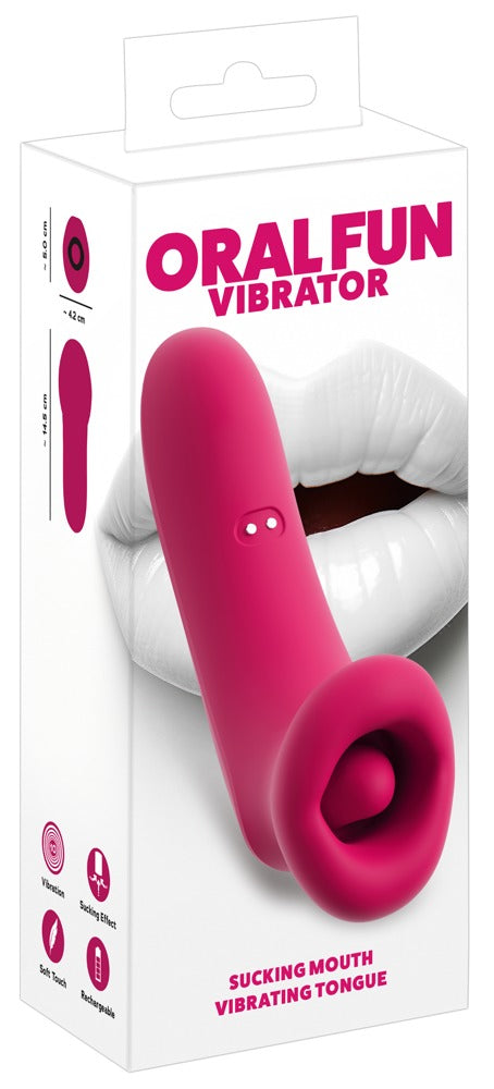 Verpackung des You2Toys Oral Fun Vibrators in Pink