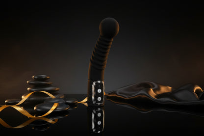 You2Toys Prostate Massager Rotator mit Kugelkopf in Schwarz Frontansicht