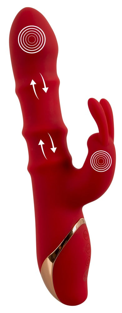 Detail der beweglichen Kugel-Massageringe des Rabbit Vibrators