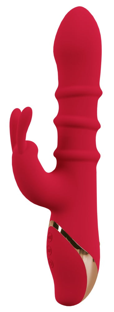 You2Toys Rabbit Vibrator mit 3 Moving Rings Frontansicht