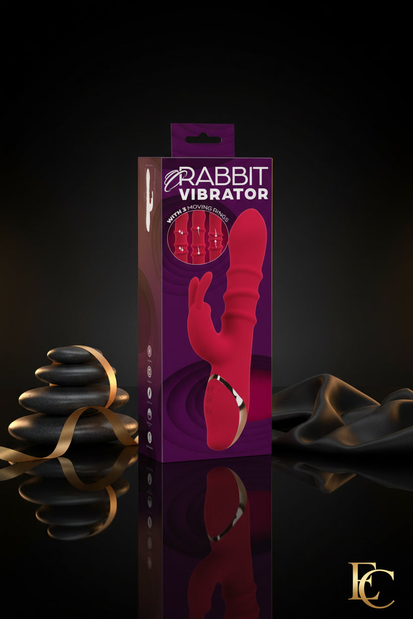 You2Toys Rabbit Vibrator 3 Moving Rings mit rotierenden Stimulationsringen