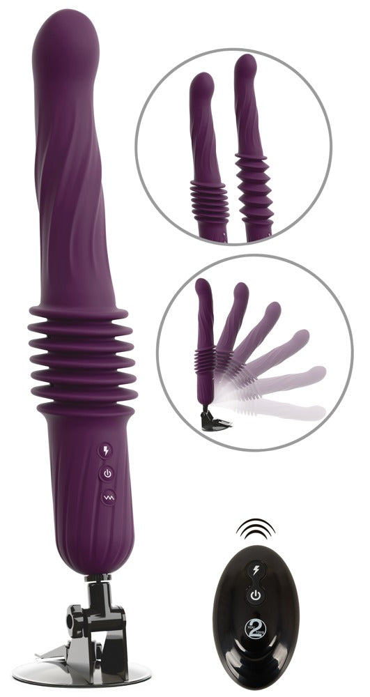 Grafische Darstellung der Funktionen eines Stoßvibrators