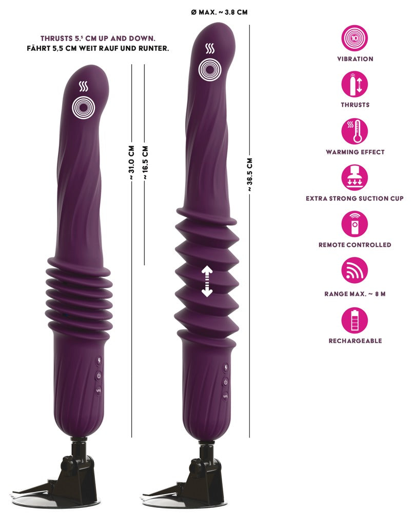 Übersicht der Funktionen und Steuerungsmöglichkeiten eines Stoßvibrators
