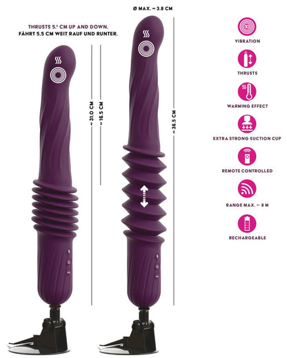 Übersicht der Funktionen und Steuerungsmöglichkeiten eines Stoßvibrators