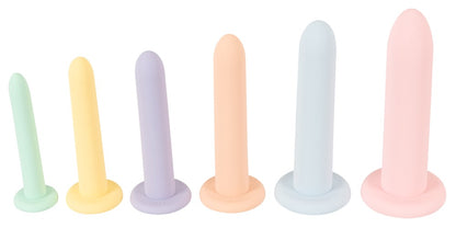 6-teiliges You2Toys Six in a Row Dildo Set in verschiedenen Pastellfarben