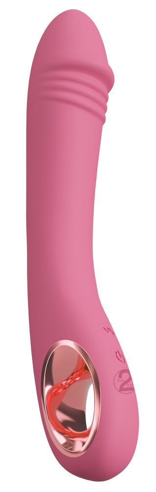 You2Toys Slim G-Spot Rose Vibrator in seitlicher Ansicht in elegantem Design