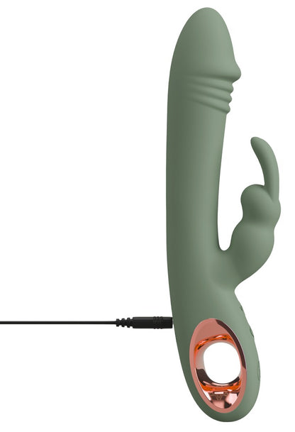 You2Toys Slim Rabbit Olive Dualvibrator Gesamtansicht modernes Design