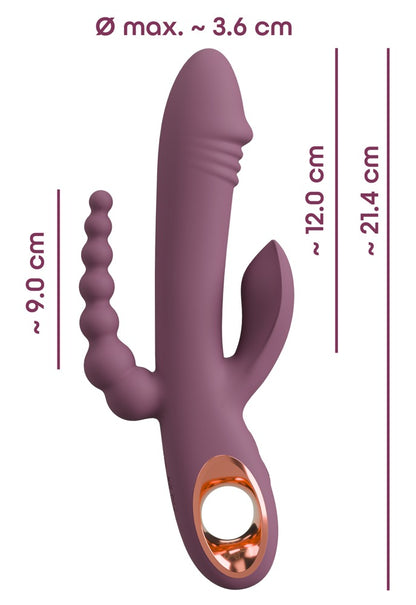 You2Toys Slim Triple Plum Größenangaben Länge Durchmesser Übersicht
