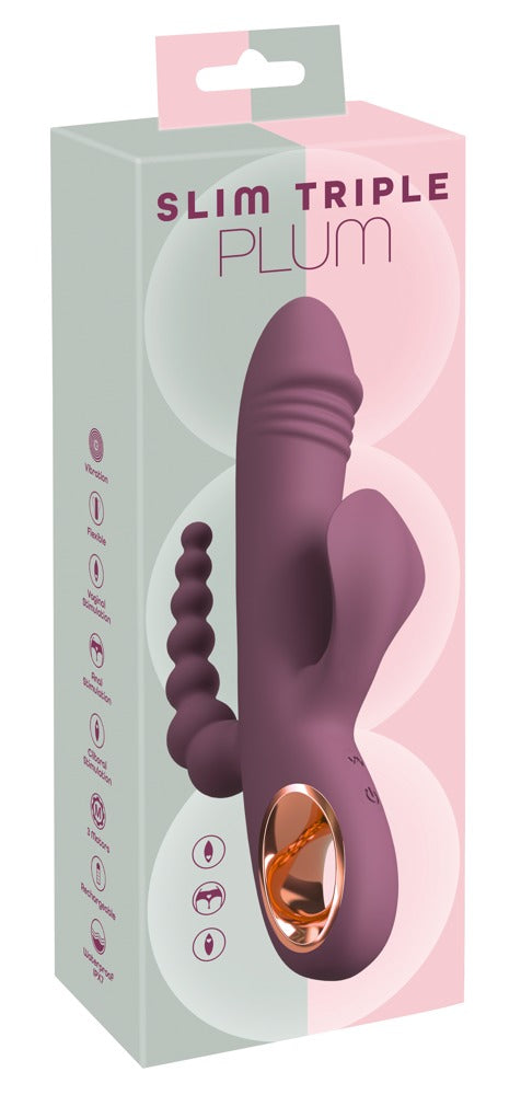 You2Toys Slim Triple Plum Verpackung Produktansicht Originalverpackung