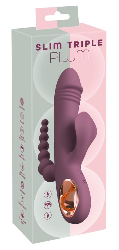 You2Toys Slim Triple Plum Verpackung Produktansicht Originalverpackung