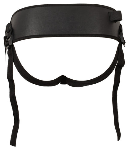 Rückansicht des verstellbaren Strap-on Gurts mit Polsterung