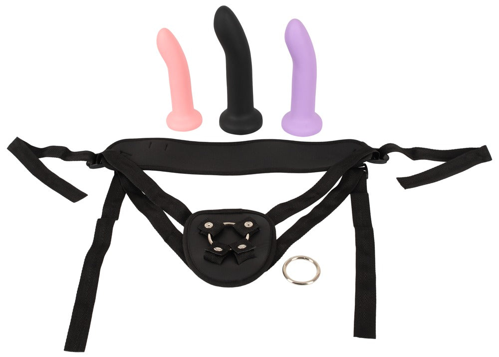 You2Toys Strap-on Set mit 3 Dildos und verstellbarem Harness Übersicht