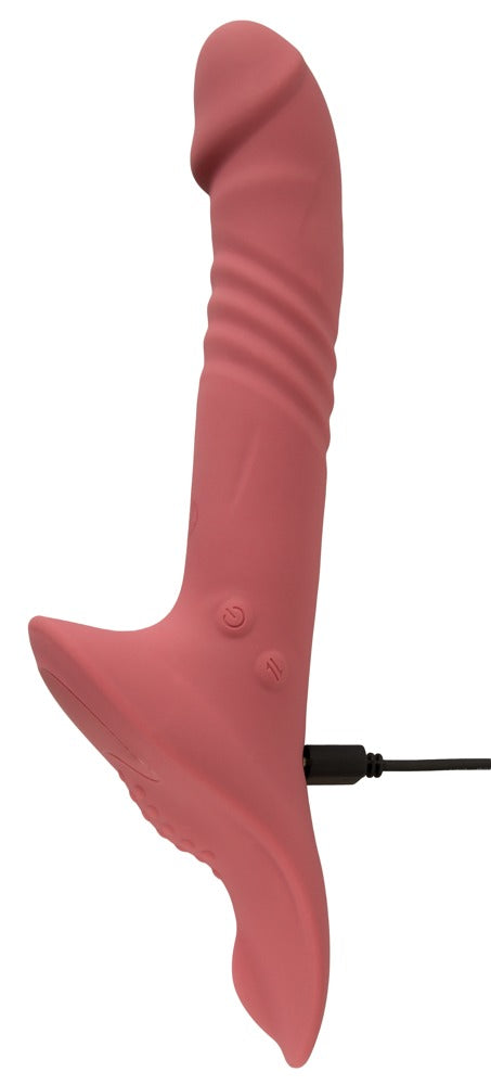 Stoßvibrator aus dem You2Toys Strap-On Set 4 in Seitenansicht