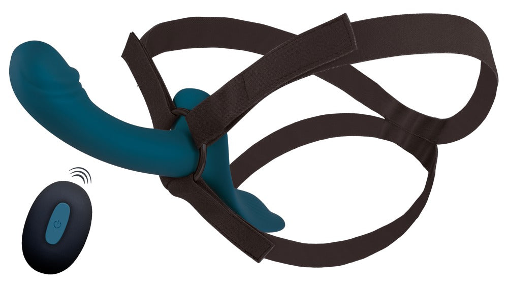 Komplettes Strap-on Set mit Vibrator und Fernbedienung