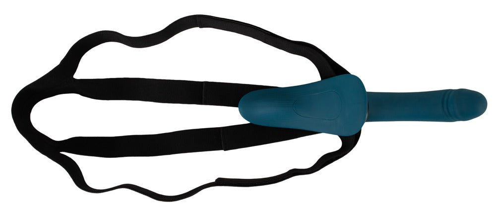 Strap-on Vibrator mit anatomisch geformtem Aufleger