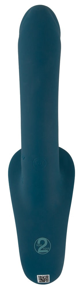 Strap-on Vibrator in gerader Frontansicht