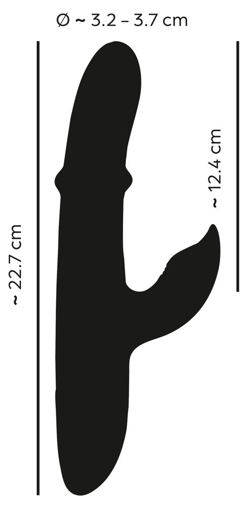 Silhouette des You2Toys Thumping Rabbit Vibrators modernes Design