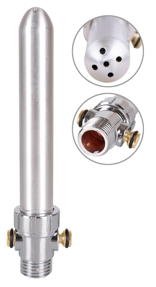 You2Toys Total Splash Intimdusche aus Aluminium in kompletter Ansicht