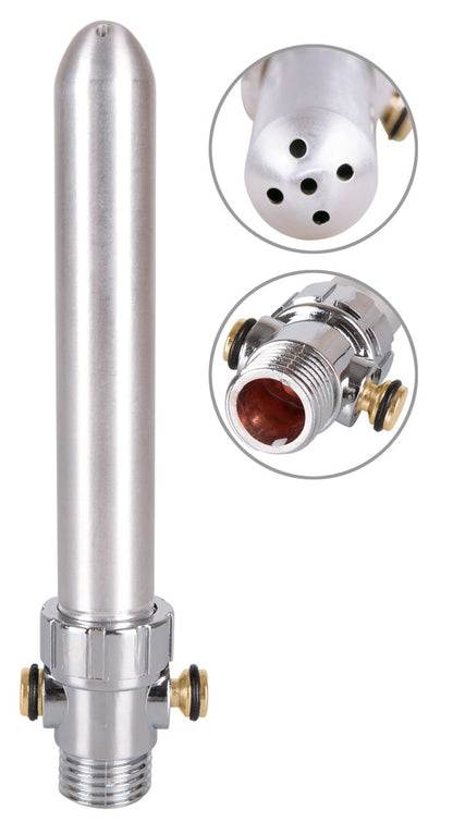 You2Toys Total Splash Intimdusche aus Aluminium in kompletter Ansicht