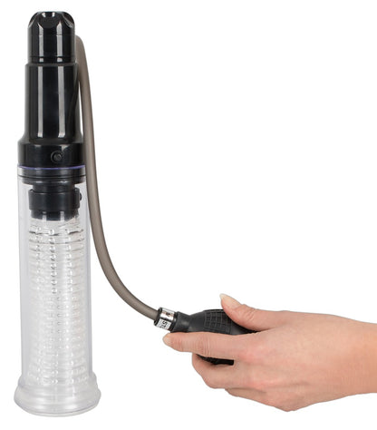 You2Toys Vibrating Multi Pump Masturbator Anwendung mit Pumpball