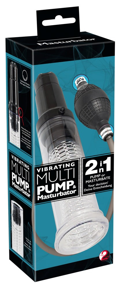 You2Toys Vibrating Multi Pump Masturbator Verpackung Produktansicht